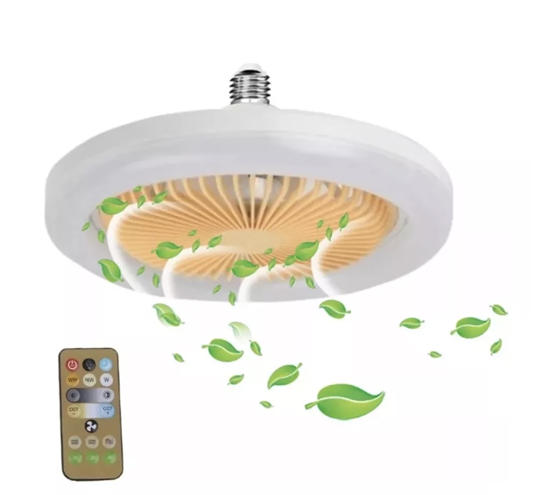 Miniatura 3 de Bombillo Ventilador Techo Luz Led +contr
